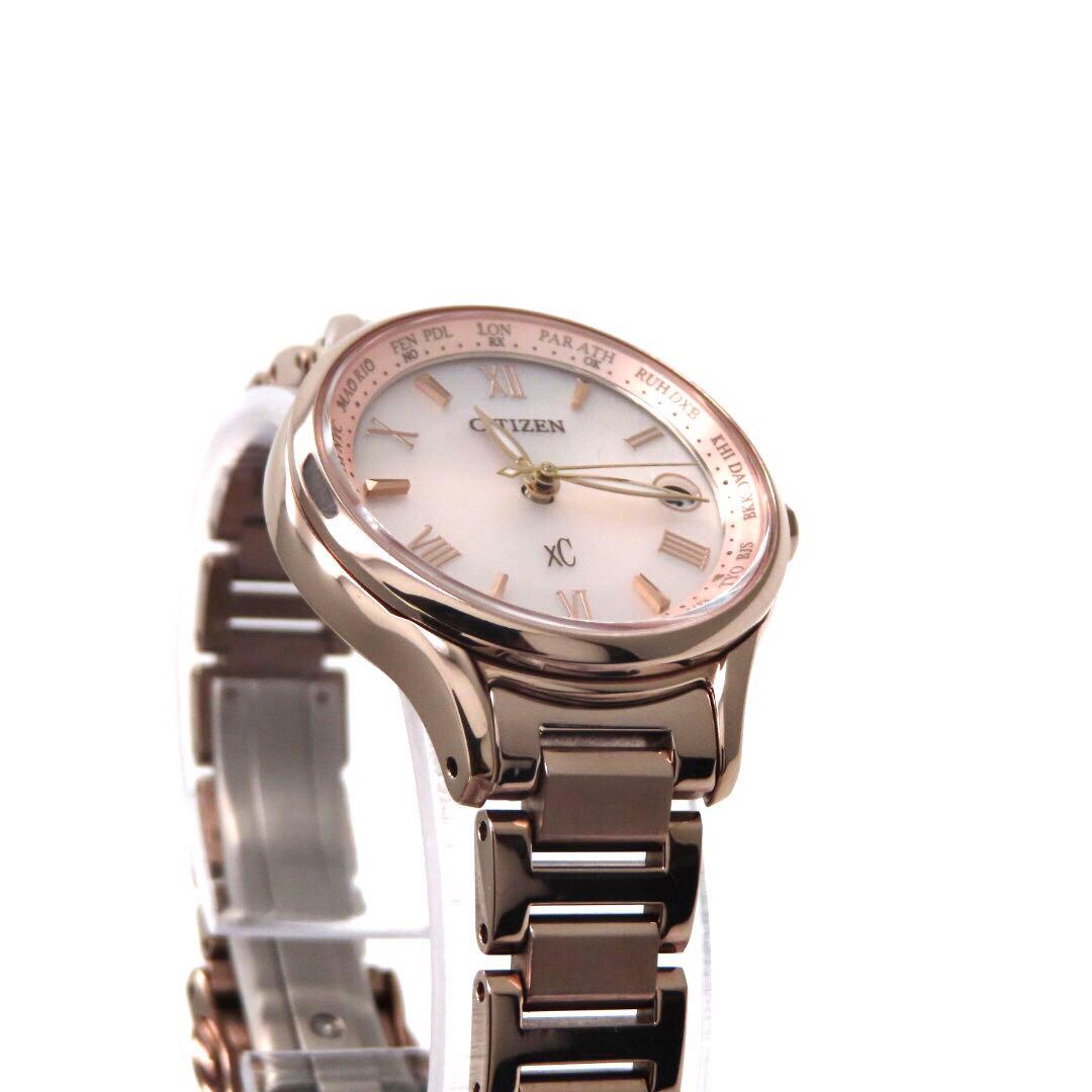 ☆新品同様 EC1164 53W クロスシー 電波ソーラー シチズン 時計