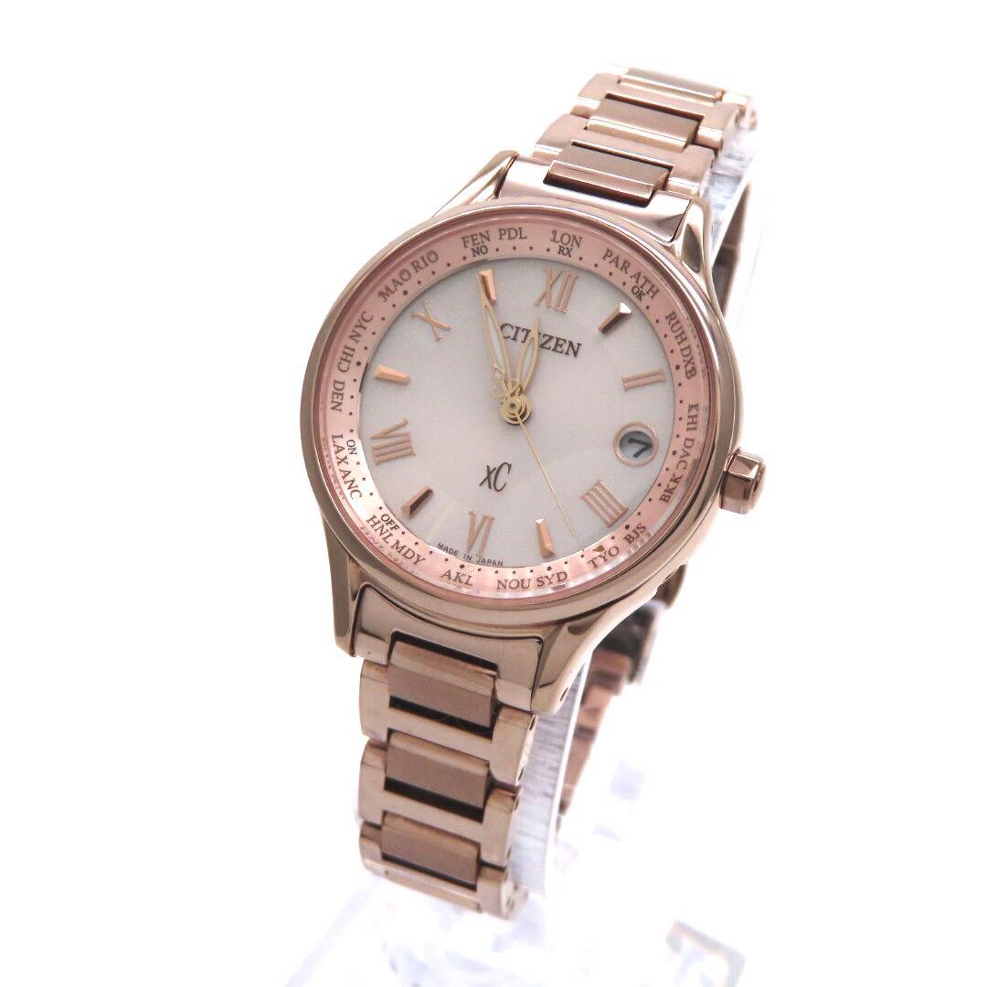 ☆新品同様 EC1164 53W クロスシー 電波ソーラー シチズン 時計