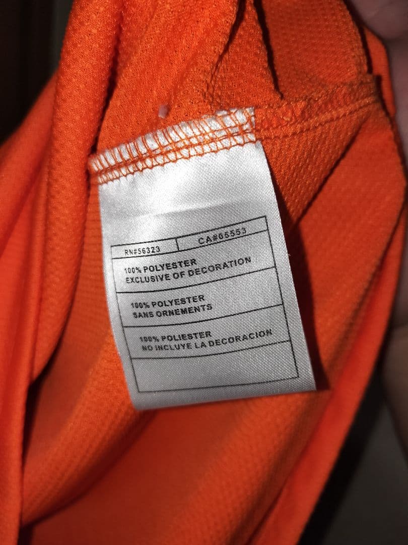 サッカー オランダ代表 2008 ホーム #5 ファン・ブロンクホルスト XL