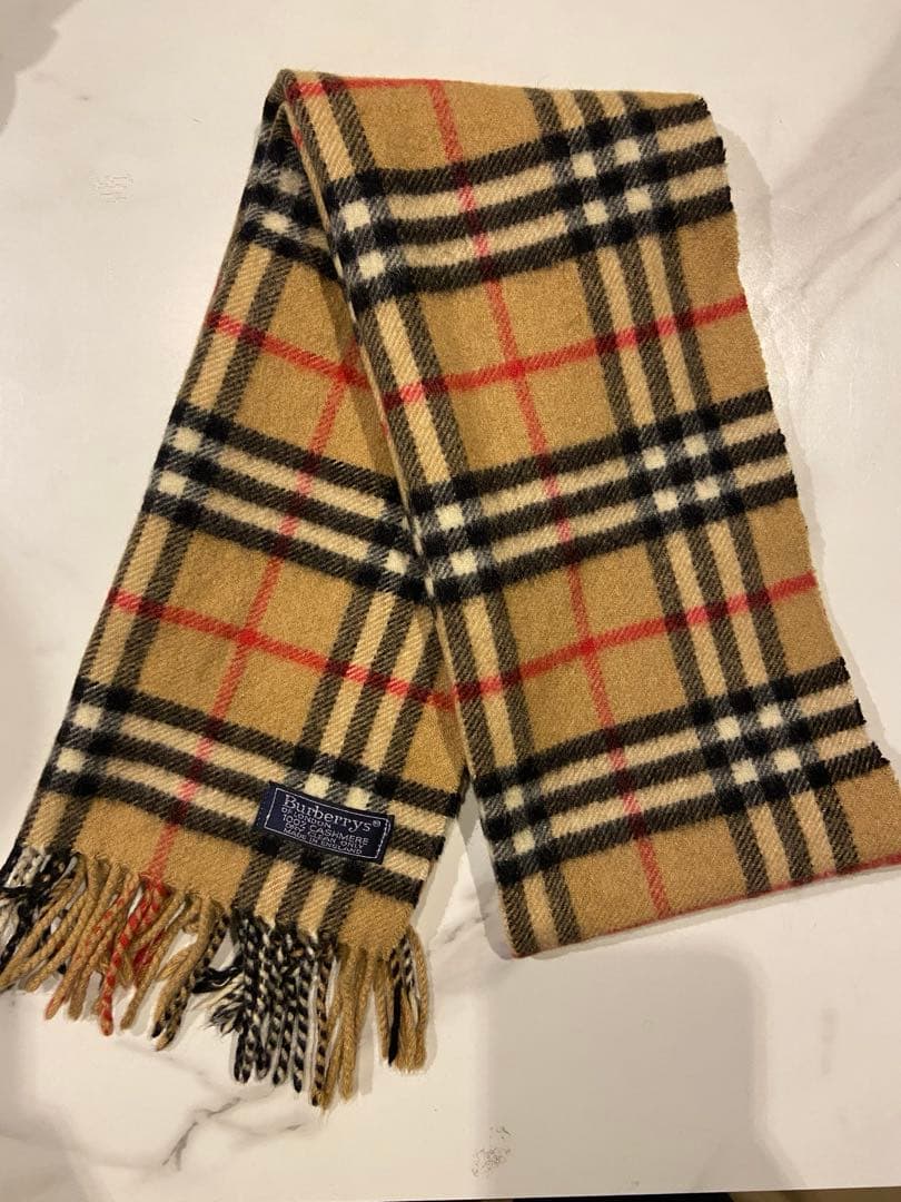 バーバリー　Burberry マフラー　ノバチェック　ラムウール