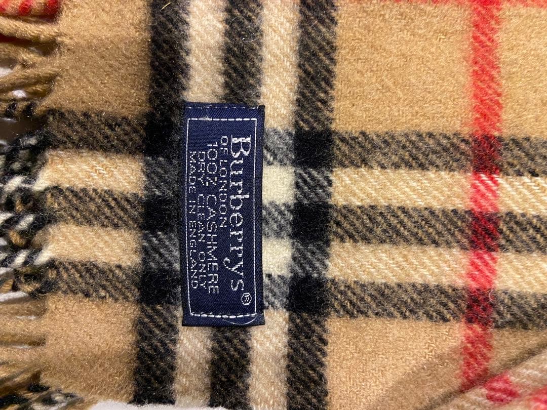 バーバリー　Burberry マフラー　ノバチェック　ラムウール