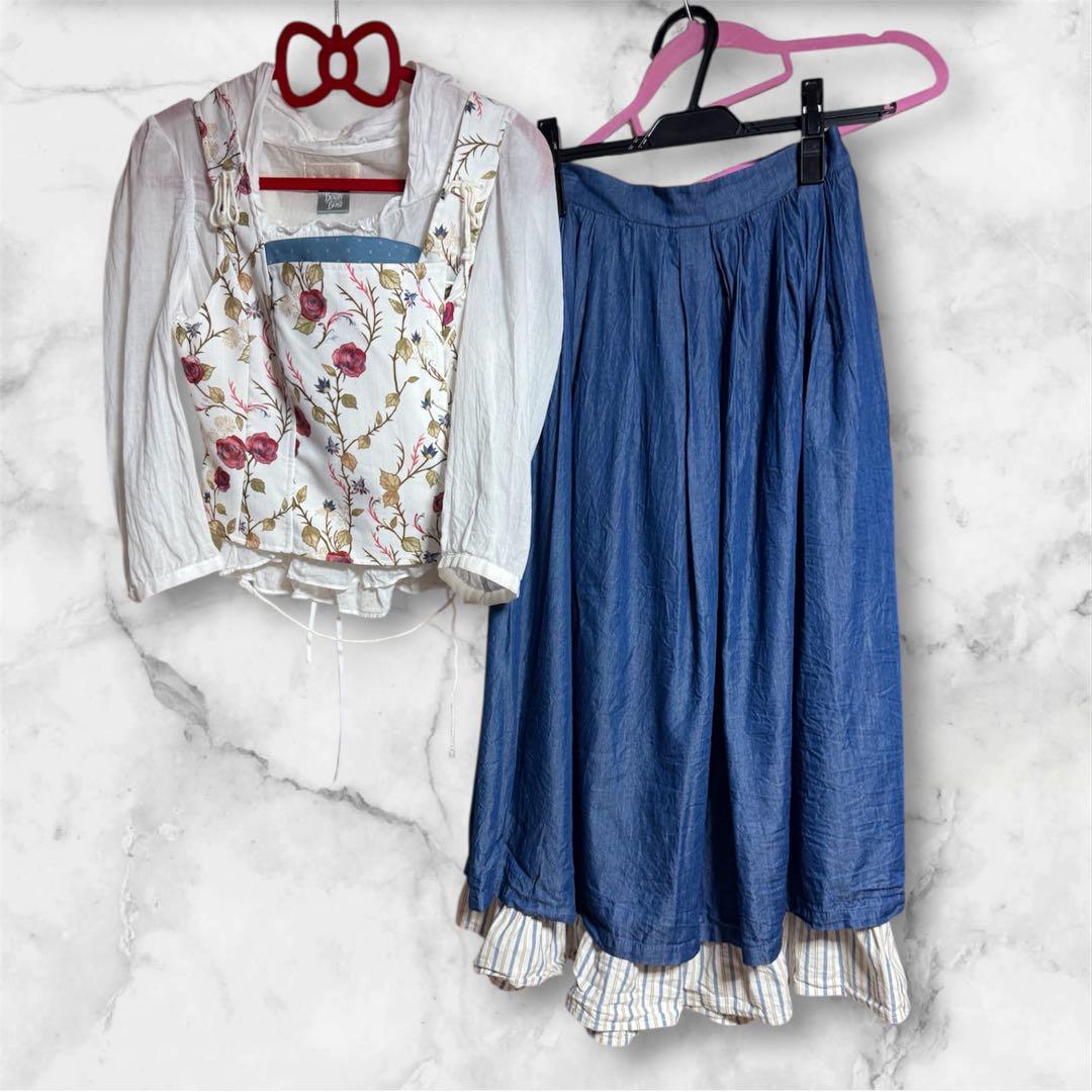 シークレットハニー　実写　美女と野獣　ベル　3点セット　ワンピース