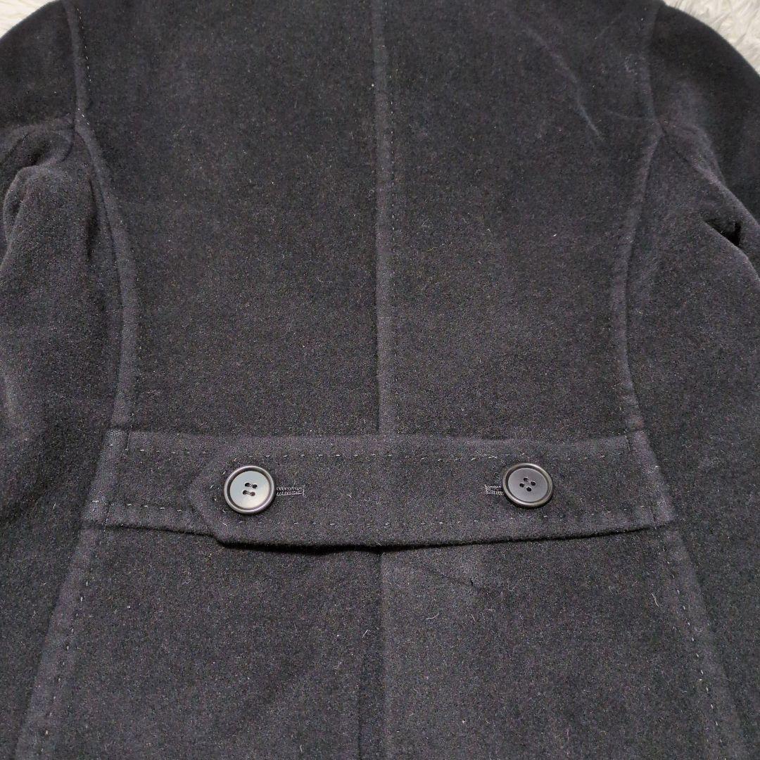 ポールスミス　ピーコート　アンゴラ　大きいサイズ　XL　黒