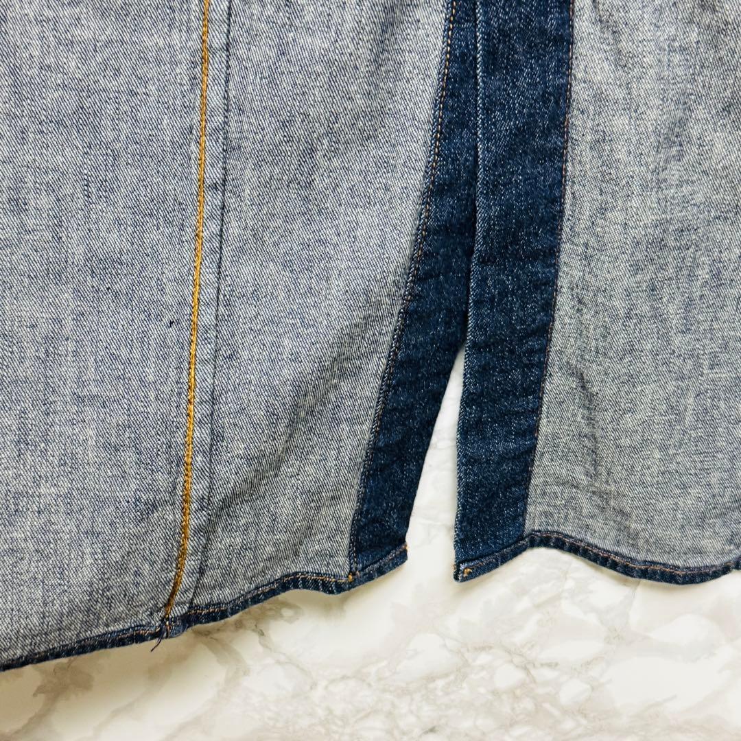 POLO RALPH LAUREN デニムシャツワンピース カラーキーパー付き4