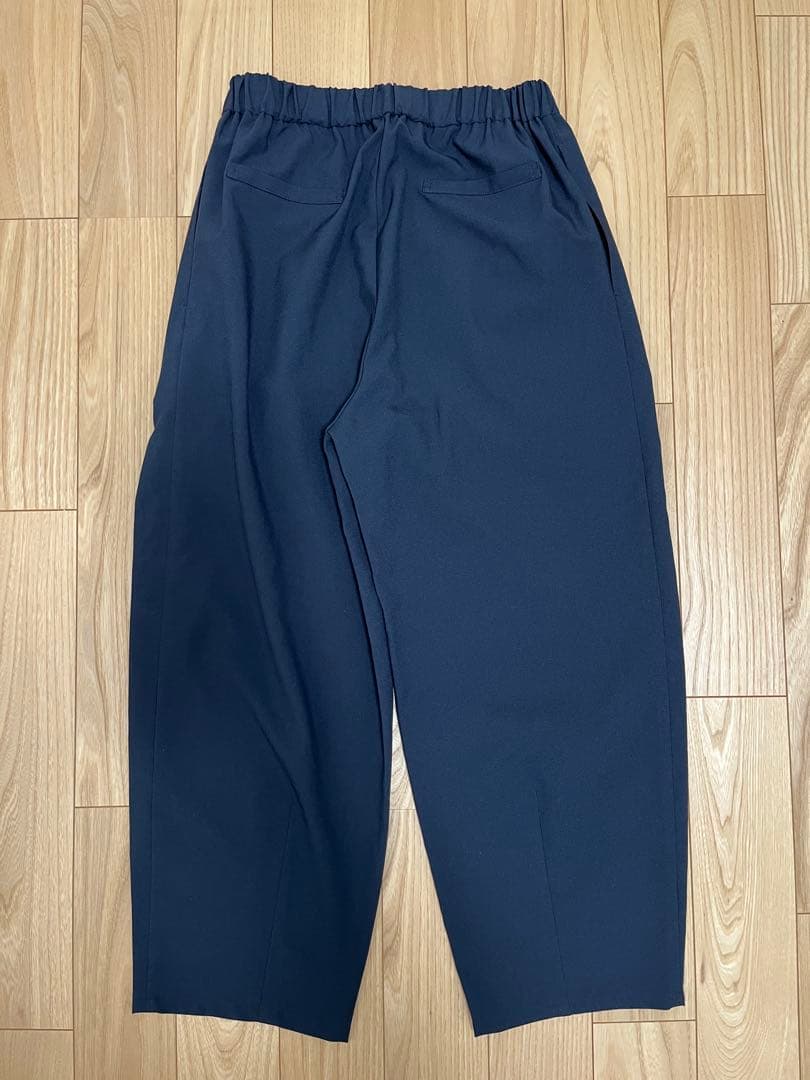 アワーホーム our さらりと快適コクーンパンツ（吸水速乾）ネイビー