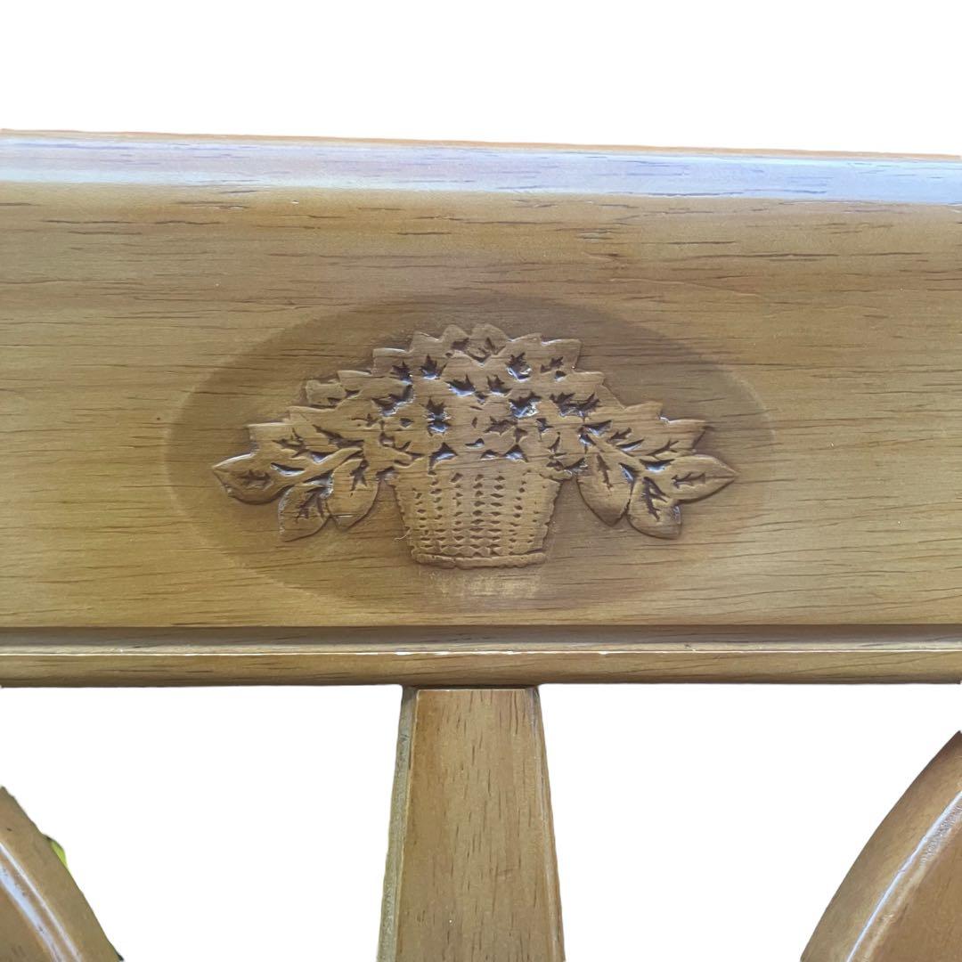 【レア品】karimoku カリモク ダイニングチェア　カントリー調　2脚