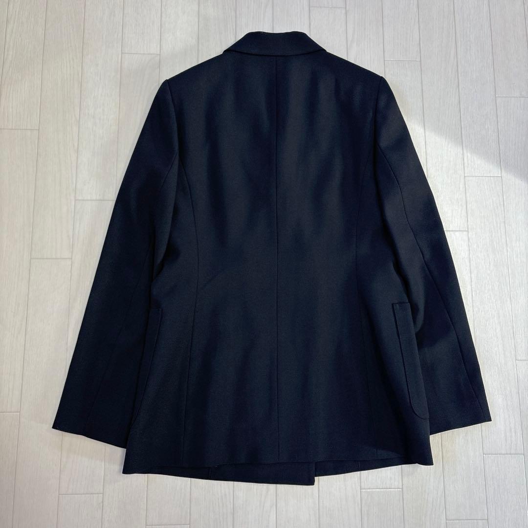 極美品 ANAYI ウールツイルダブル ジャケット 金ボタン ブラック 38