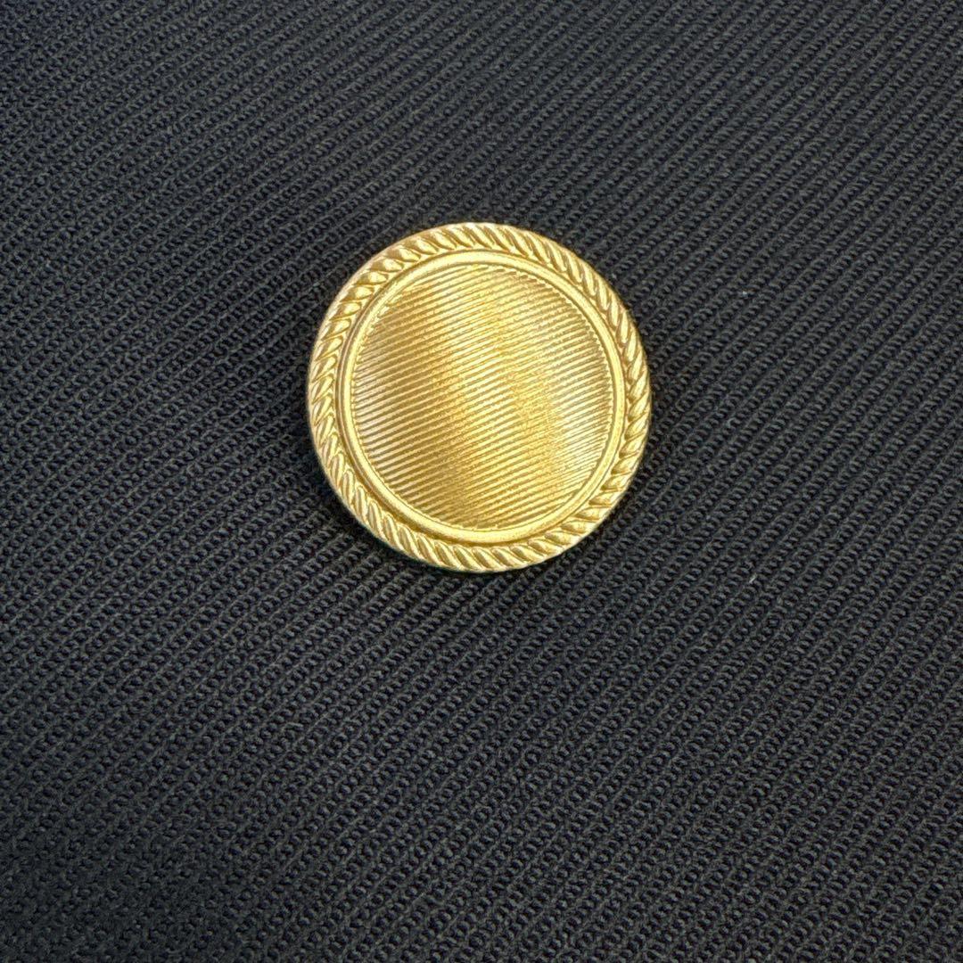 極美品 ANAYI ウールツイルダブル ジャケット 金ボタン ブラック 38