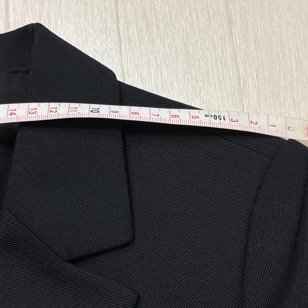 極美品 ANAYI ウールツイルダブル ジャケット 金ボタン ブラック 38