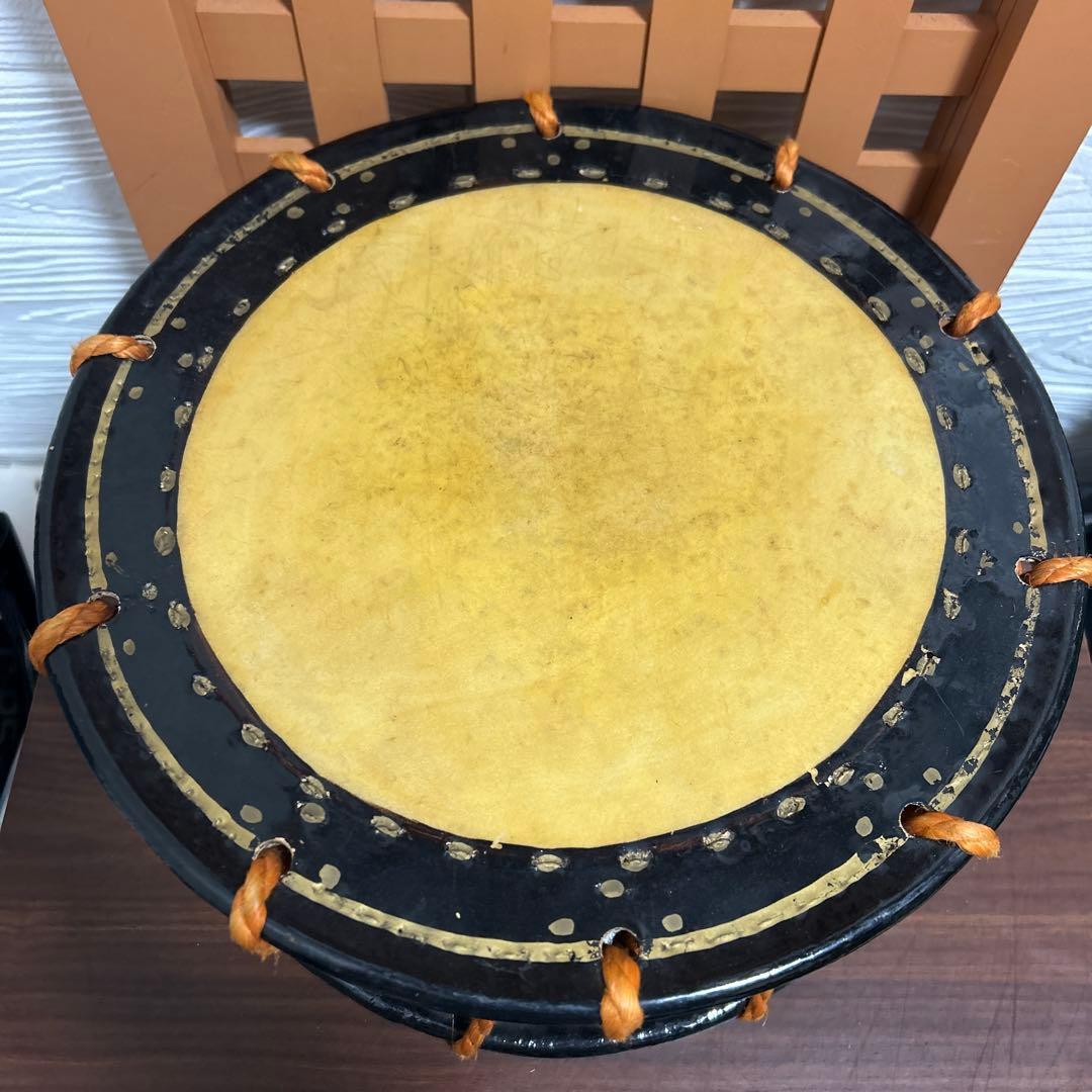 期間限定値下げ！和楽器　締太鼓　台付