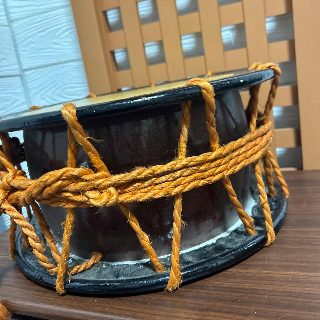 期間限定値下げ！和楽器　締太鼓　台付