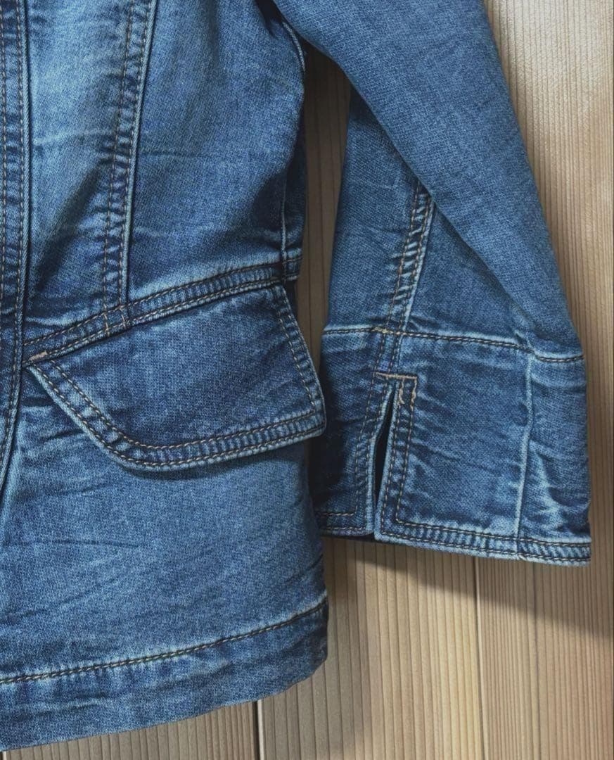 センソユニコ キューブキューブ デニムジャケット イム ジャンパースカート 2点