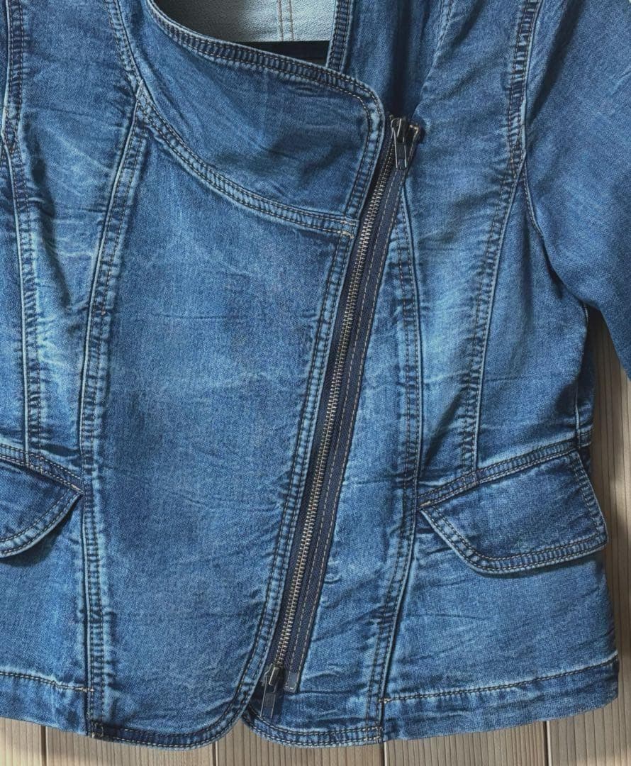 センソユニコ キューブキューブ デニムジャケット イム ジャンパースカート 2点