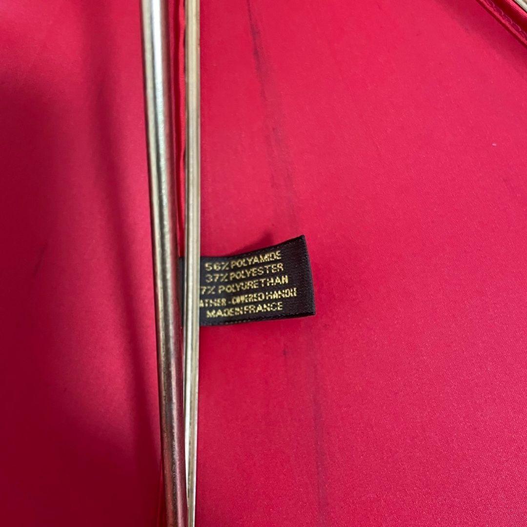 【高級】ルイヴィトン　パラプルュイ　傘　赤