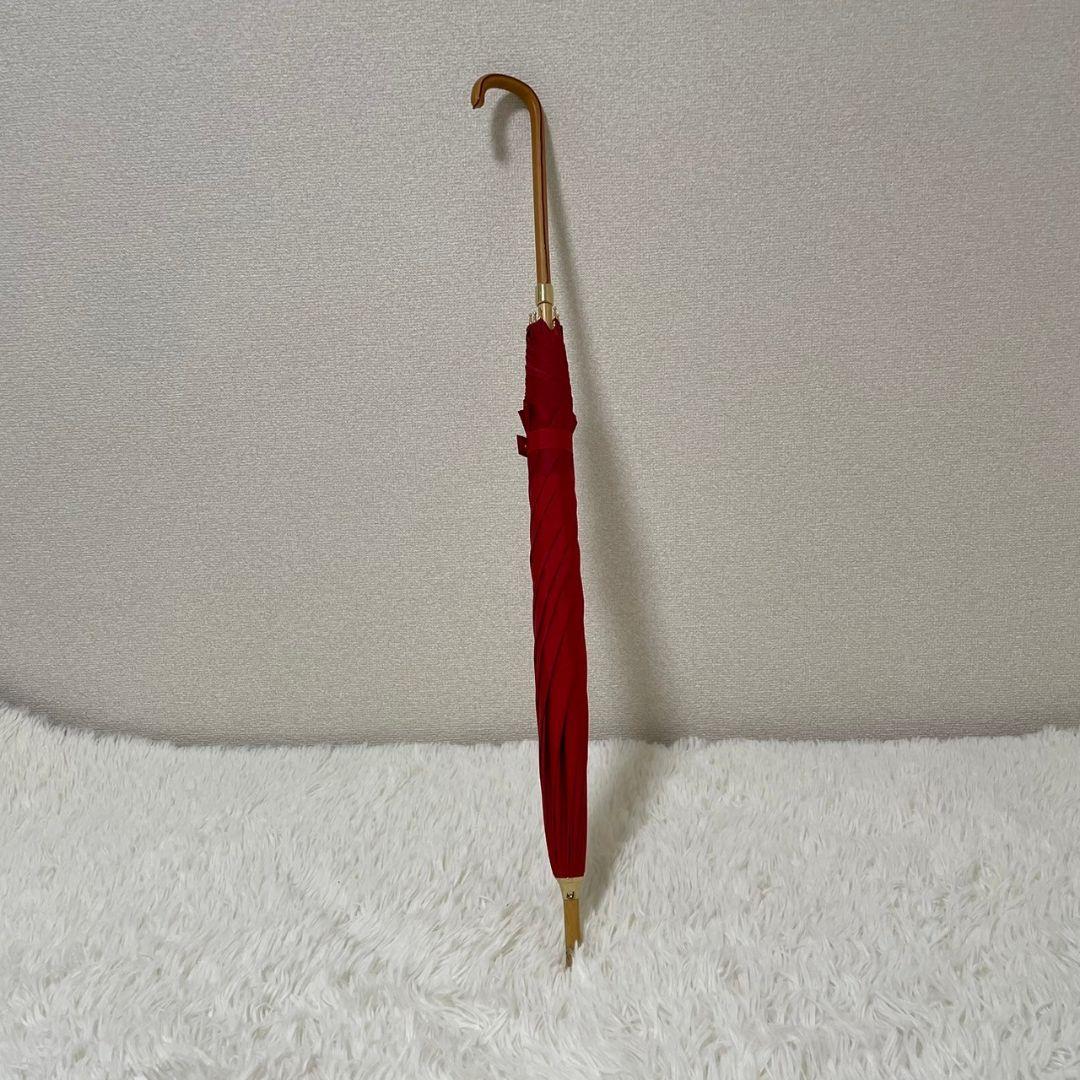 【高級】ルイヴィトン　パラプルュイ　傘　赤