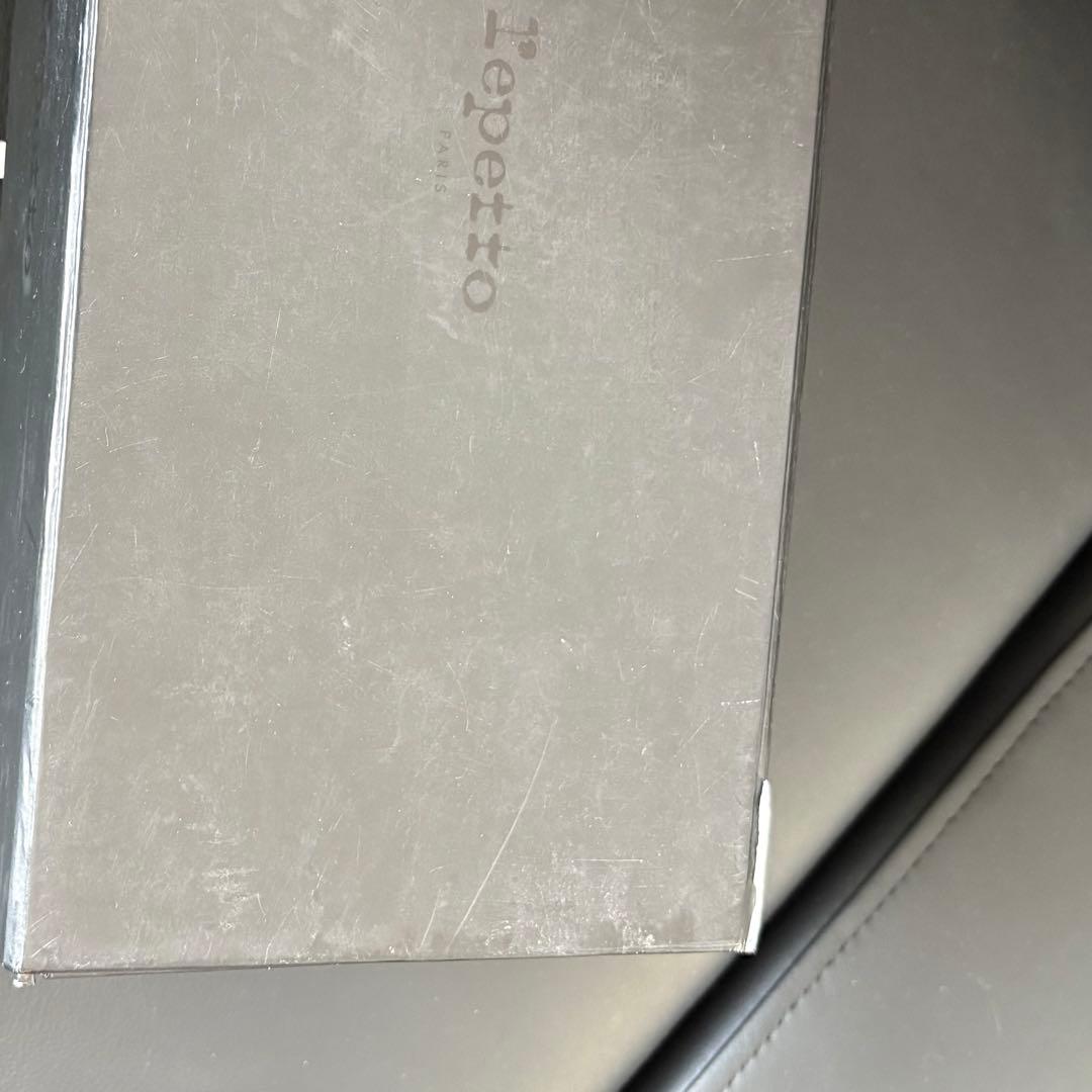 レペット　黒エナメルバレエシューズ 38