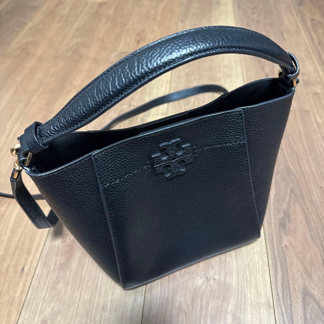 TORY BURCH MCGRAW SMALL BUCKET BAG ショルダー