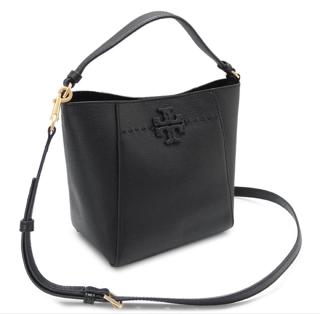 TORY BURCH MCGRAW SMALL BUCKET BAG ショルダー