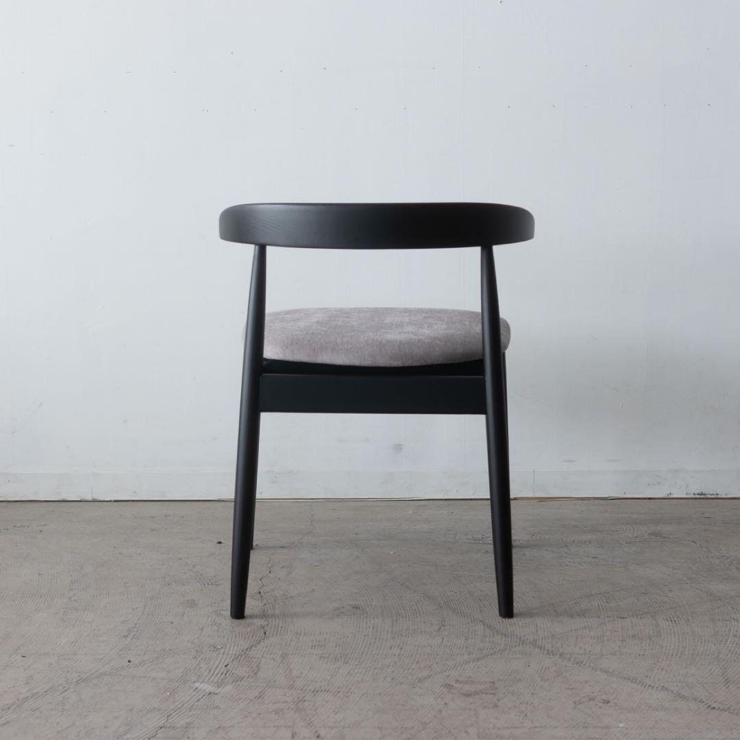 ダイニングチェア　アッシュ　ブラック