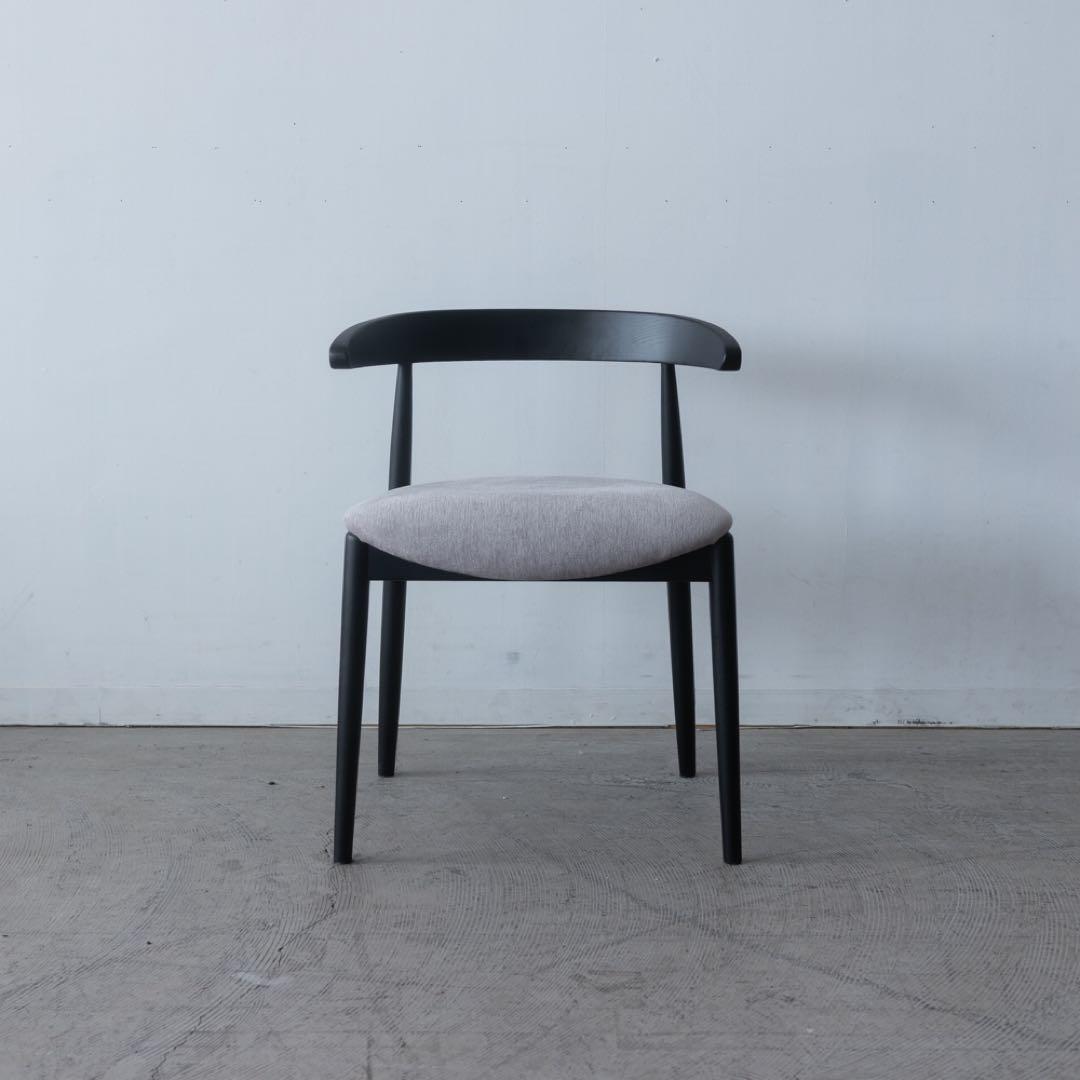 ダイニングチェア　アッシュ　ブラック