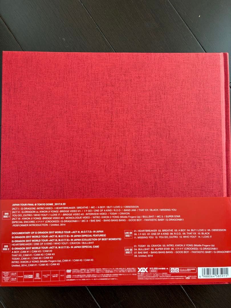 K-POP・アジア G-DRAGON 2017 WORLD TOUR ACTIIIM.O.T.T.E