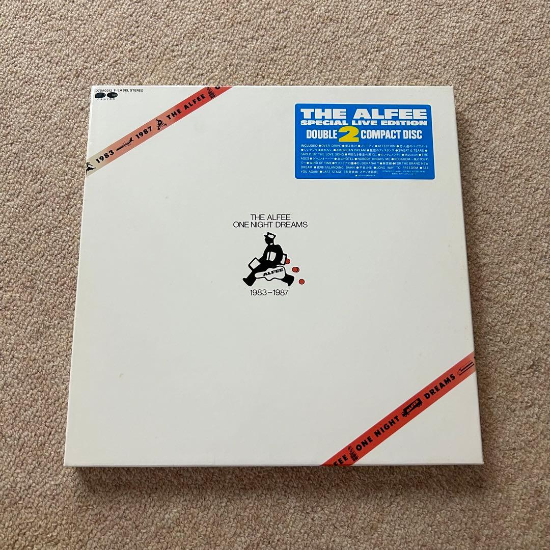 CD未開封 THE ALFEE ライブアルバム ONE NIGHT DREAMS