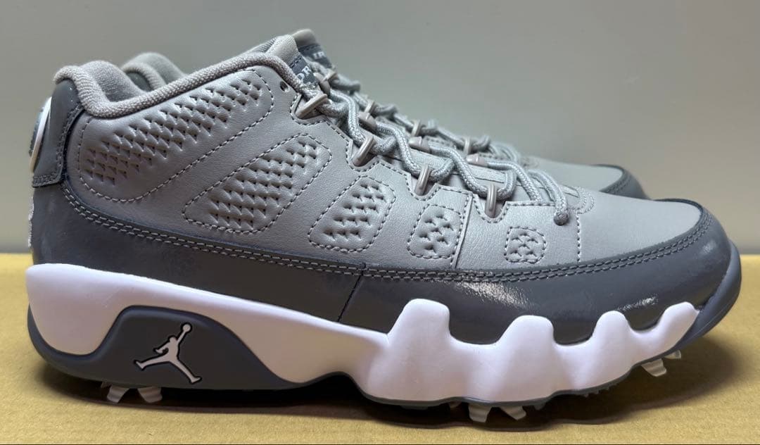 ナイキ エアジョーダン9 ゴルフ クールグレー AJ9 24.5cm