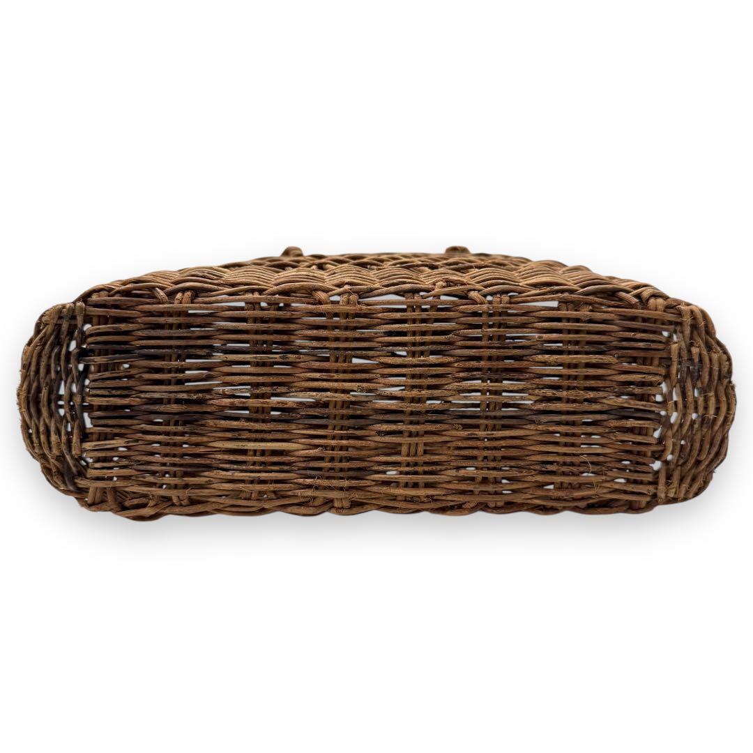 あけび籠　つる細工　手編み　かごバッグ　天然素材　和装　ナチュラル