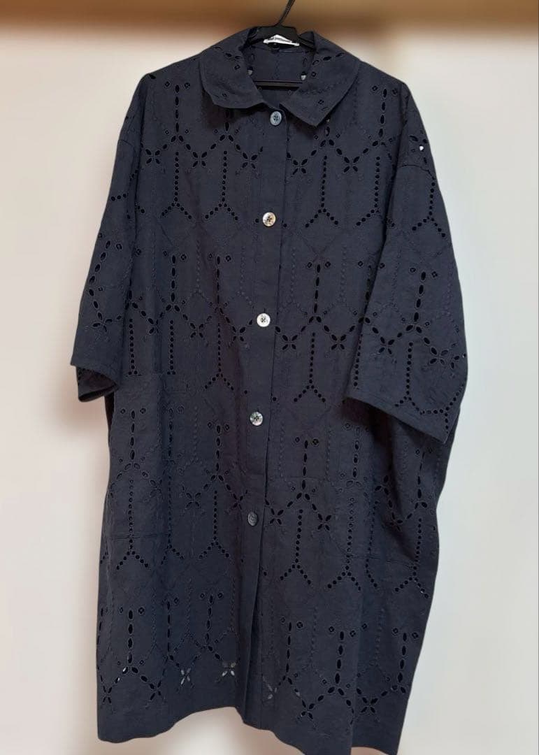 ⭐︎ミナペルホネン美品2024s/s sound drop ステンカラーコート⭐︎