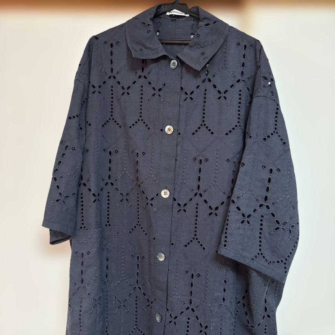 ⭐︎ミナペルホネン美品2024s/s sound drop ステンカラーコート⭐︎