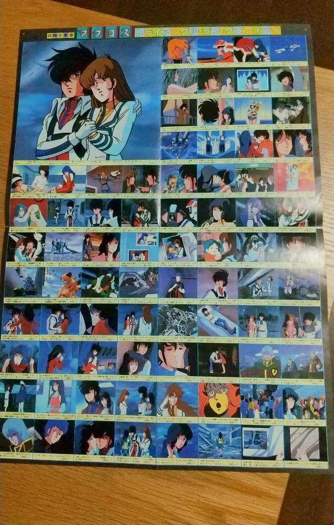 ‼️未使用‼️美樹本晴彦ポスター５枚マクロス超合金設定資料カレンダー原画集セル画
