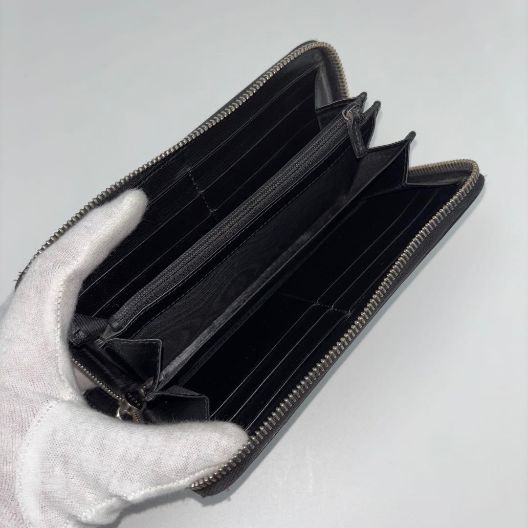 ✨美品✨　GUCCI 長財布　インターロッキング　ラウンドファスナー　GG 希少