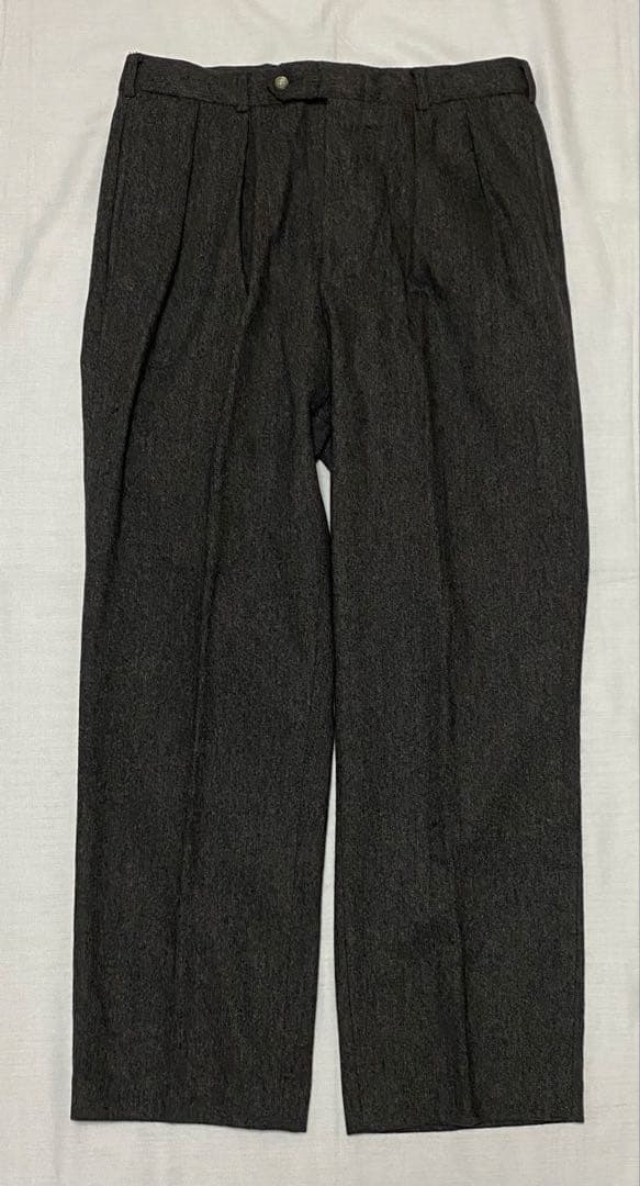 Hub　90s ランズエンド　ツータック　ウールスラックス　アメリカ製