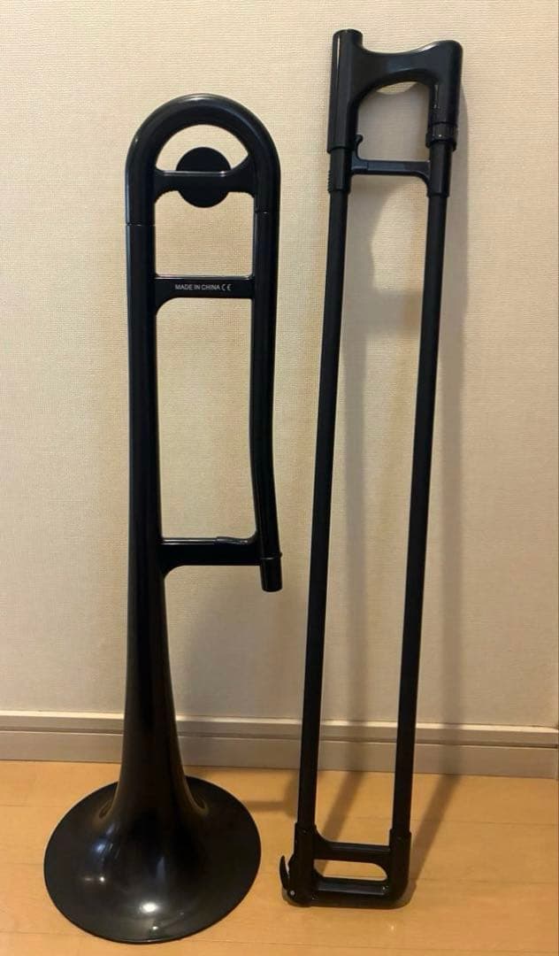 pBone pInstruments プラスチック製 トロンボーン 黒