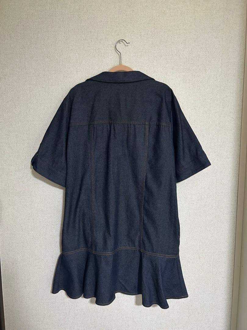 FURFUR レースアップミニワンピース