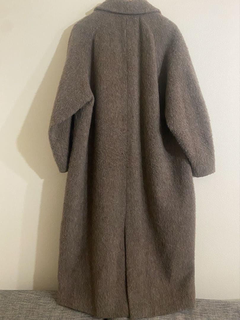 【CLANE】ダブルウールロングコート ブラウン サイズ0