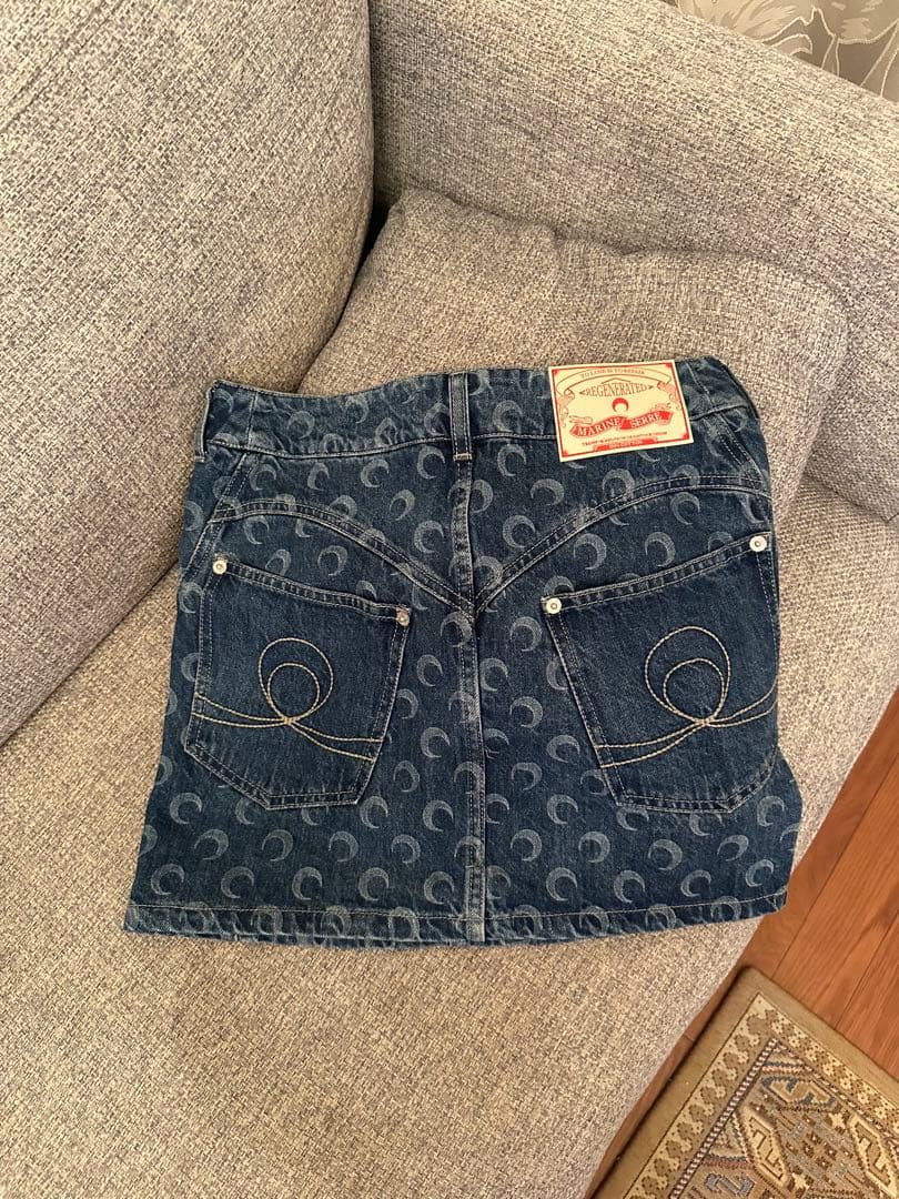 marine serre マリンセル　デニムミニスカート　ミニスカート
