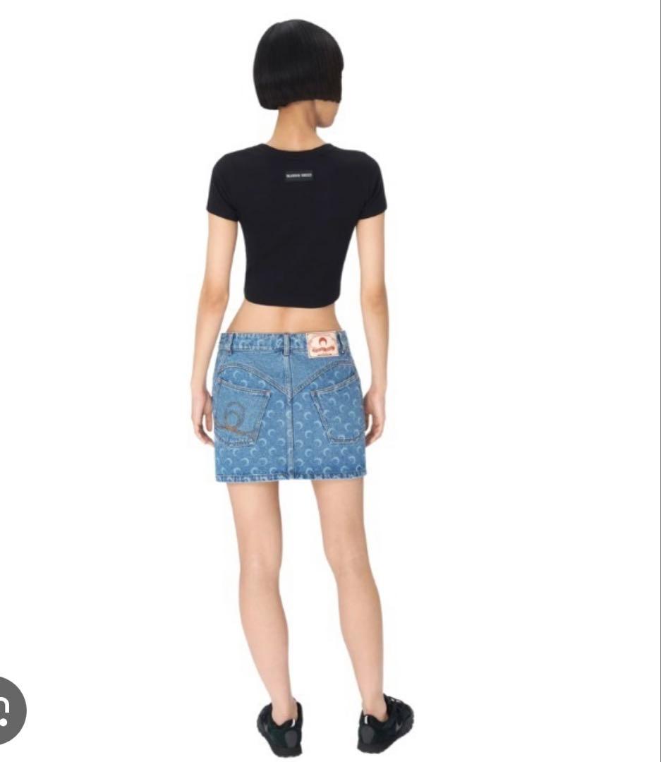 marine serre マリンセル　デニムミニスカート　ミニスカート