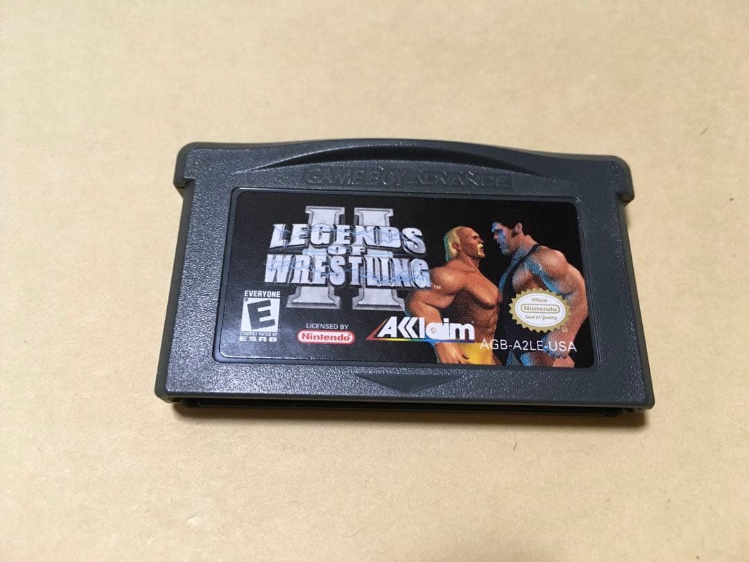 新品未使用　海外版　アドバンス　LEGENDS OF WRESTLING Ⅱ