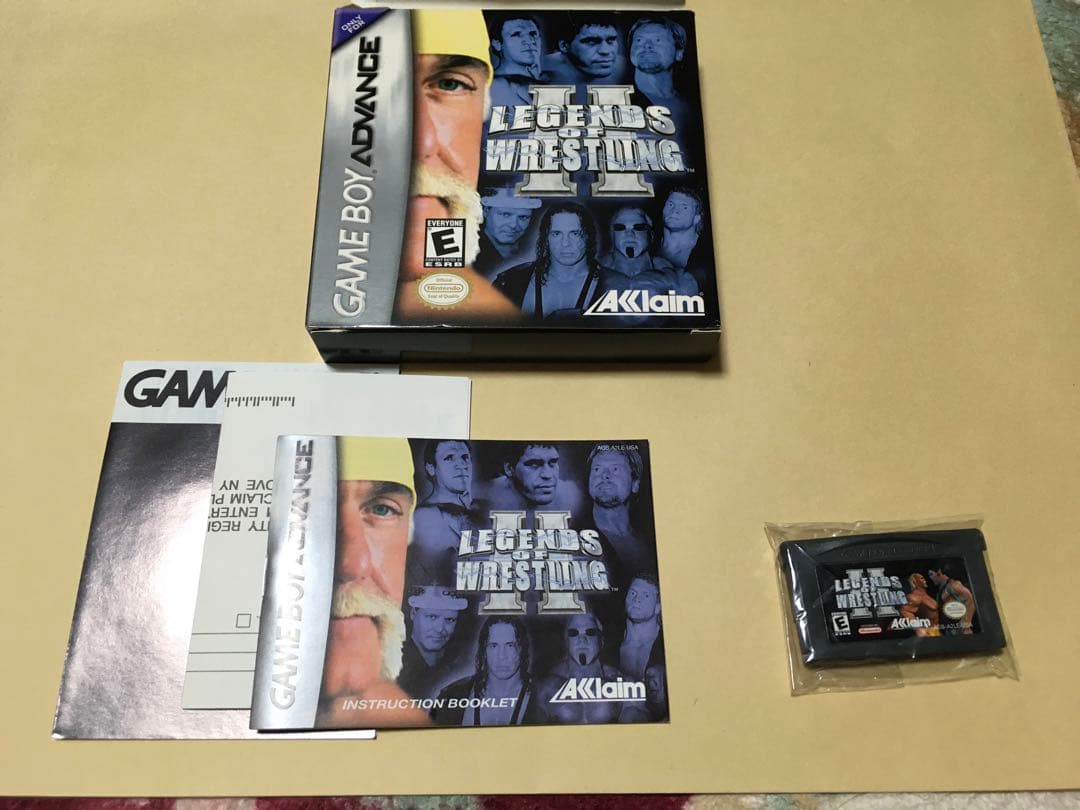 新品未使用　海外版　アドバンス　LEGENDS OF WRESTLING Ⅱ