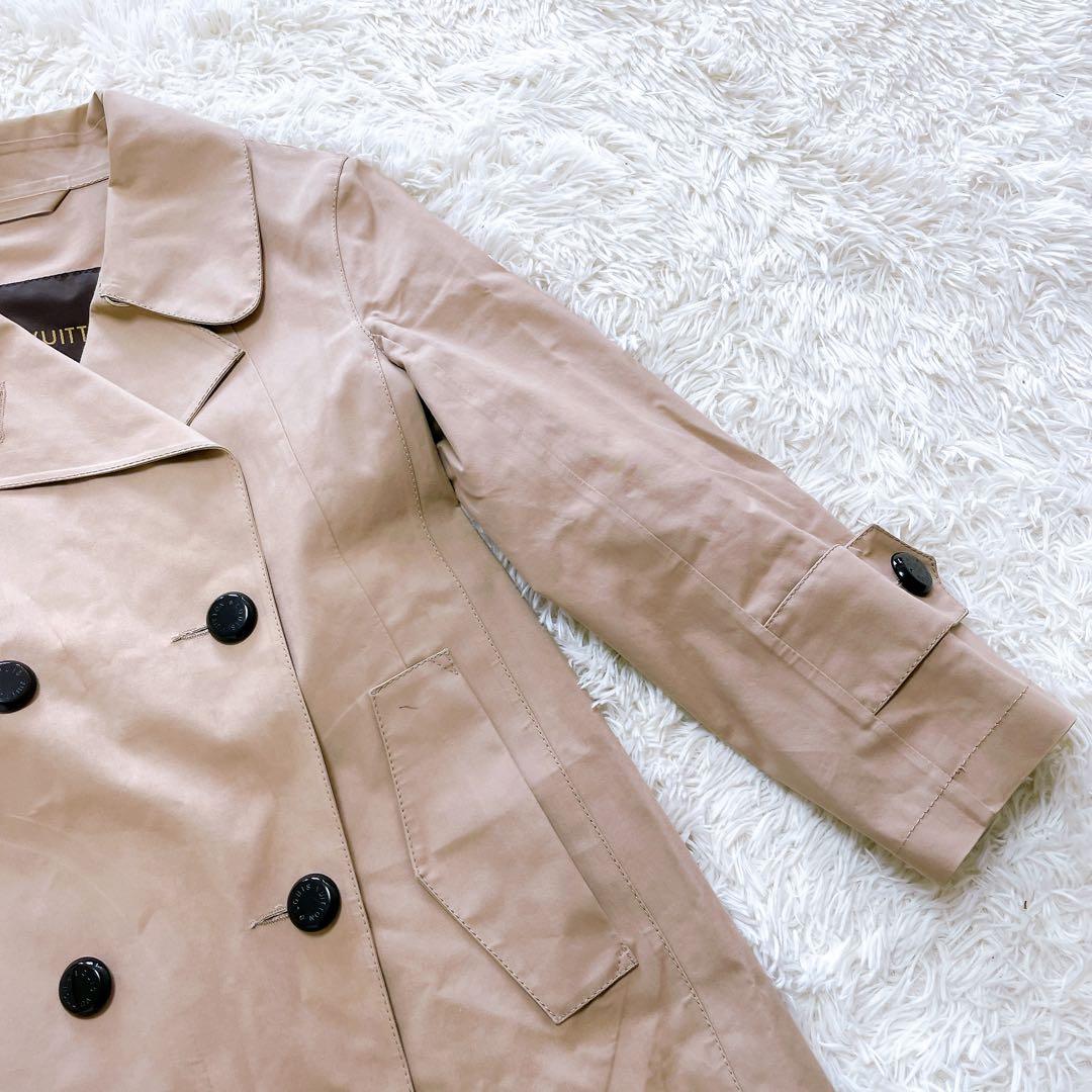 ルイヴィトン モノグラム トレンチコート ゴム引きコート 34