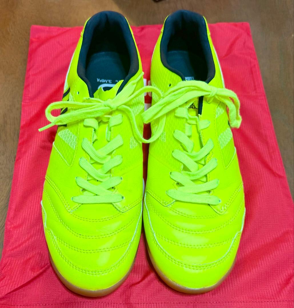 ルースイソンブラ　屋内　フットサルシューズ　イエロー　27.5 センチ　未使用品