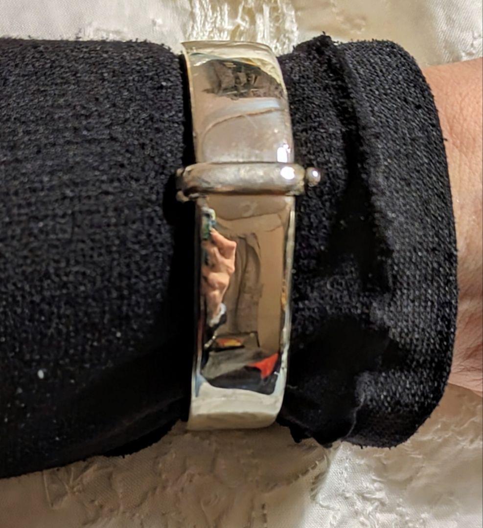 Obrey ソリッドシルバー 手巻き時計♠️2針♠️フランス製♠️銀♠️バングル