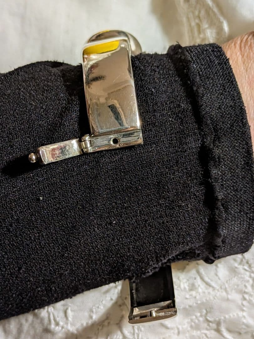 Obrey ソリッドシルバー 手巻き時計♠️2針♠️フランス製♠️銀♠️バングル