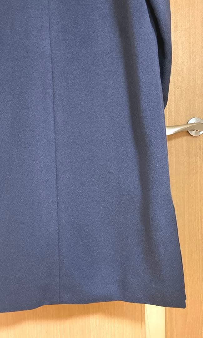 ☆極美品☆グリーンレーベル アンゴラビーバースリットノーカラーコート　38