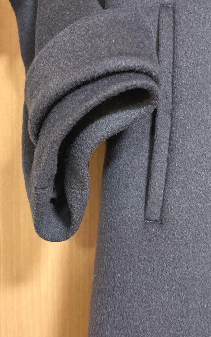 ☆極美品☆グリーンレーベル アンゴラビーバースリットノーカラーコート　38