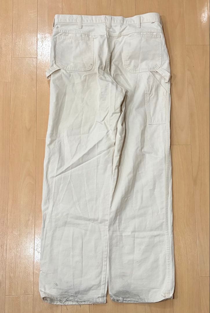 Dickies ペインターパンツ 38×34 White 古着　80s usa製