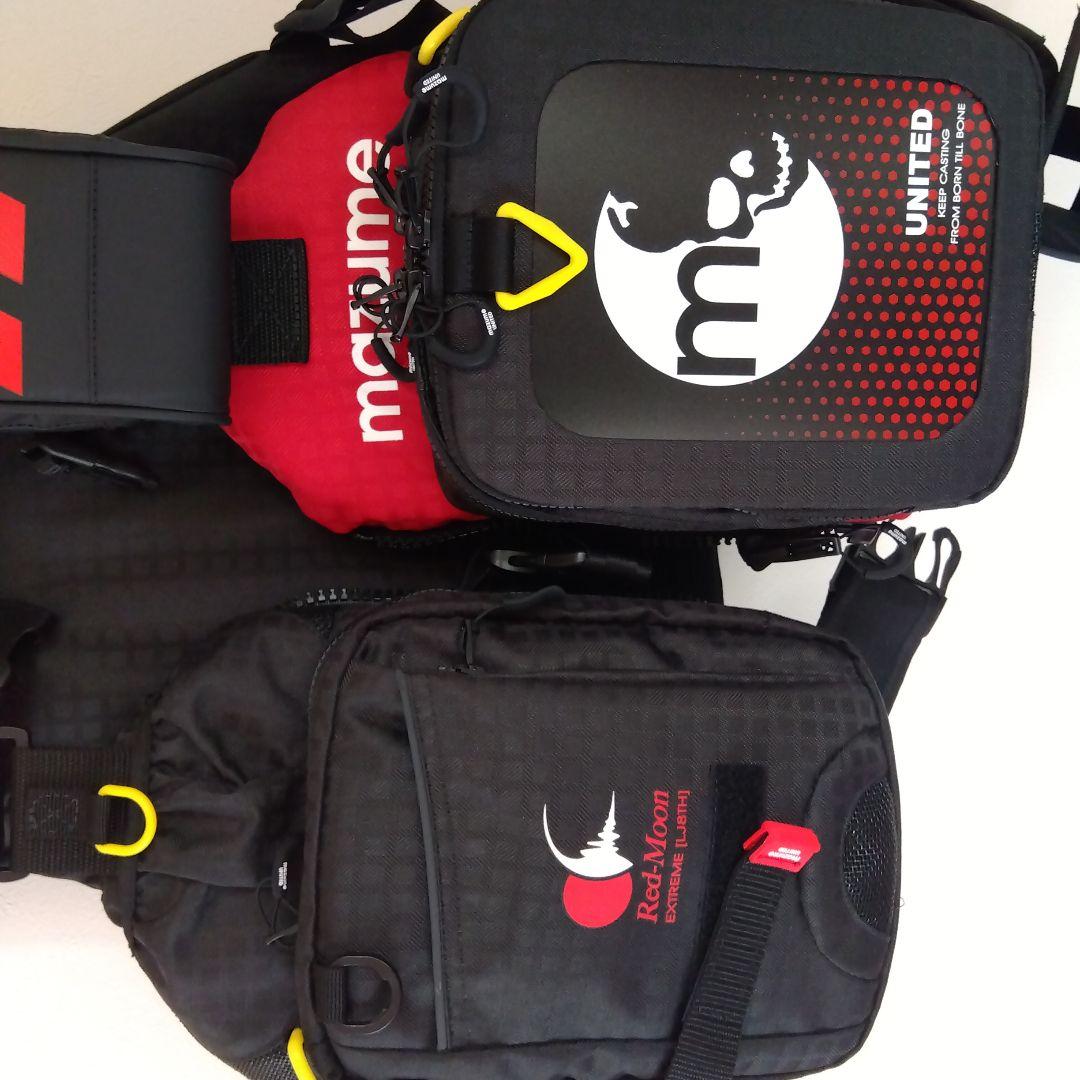 mazume Red Moon フィッシングベスト ブラック