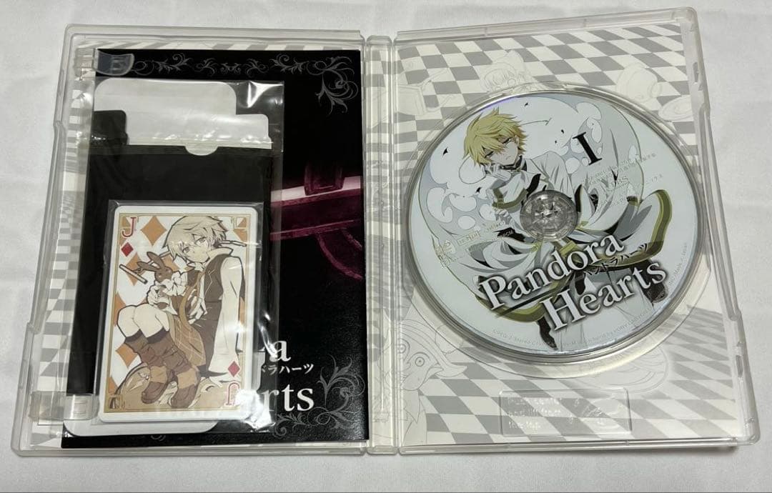 パンドラハーツ　アニメDVD 初回限定盤　未完セット　1巻〜7巻　トランプ付き