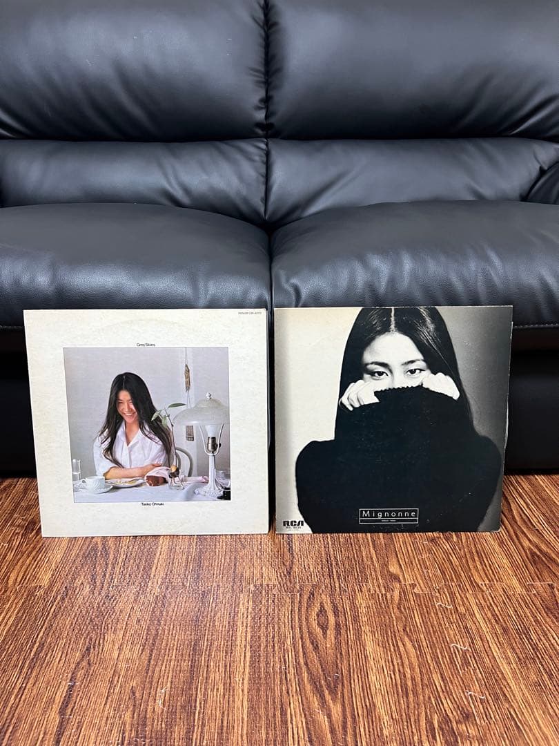 大貫妙子 LP 「Grey Skies 」「 Mignonne 」 ミニヨン